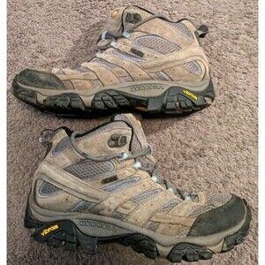 Merrell Moab 2 Mid Waterproof Hiking Boot Brown J06054 Women's Size 9